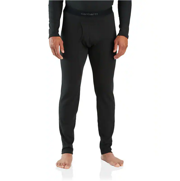 Carhartt Midweight Stretch Cotton Rib Base Layer Pant Black UM0270M-BLK-Y12